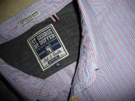 Сорочки Рубашки ^/--/^ РУБАШКА GEORGE by DUFFER.р-XL ОРИГИНАЛ-100%cotton. ^_^^^ РУБАШКА GEORGE by DUFFER.р-XL ОРИГІНАЛ-100%cotton. - фото фото фото