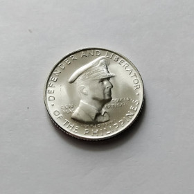 Філіппіни Филиппины ^/--/^ 50 СЕНТАВО ФИЛИППИНЫ 1947 состояние UNC серебро  РЕДКАЯ ^_^^^ 1947 Стан UNC срібло Рідка - фото фото фото