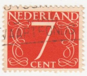 Інші країни Другие страны ^/--/^ Голландия 1953 г. № 614 гашеная ^_^^^ 1953 р. No 614 гашена - фото фото фото