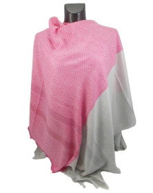 Шарфи, шалі Шарфы, шали ^/--/^ Женский платок Cashmere 41 розовый с серым ^_^^^ Жіночий хустка Cashmere 41 рожевий з сірим - фото фото фото