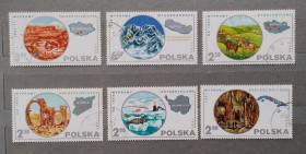 Польща Польша ^/--/^ Польша 1980 г -  Научные экспедиции, 8 шт  (см.фото) ^_^^^ Польща 1980 - Наукові експедиції, 8 шт (див.фото) - фото фото фото