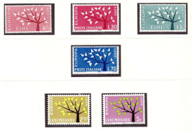 Ірландія Ирландия ^/--/^ Ирландия &amp; Италия &amp; Люксембург 1962 г  MNH  - EUROPA CEPT - подборка ^_^^^ Ірландія &amp; Італія &amp; Люксембург 1962 MNH - EUROPA CEPT - добірка - фото фото фото