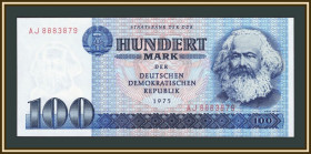 Німеччина Германия ^/--/^ Германия  (ГДР) 100 марок 1975 P-31  (31 /--/ a) UNC ^_^^^ Німеччина (НДР) 100 марок 1975 P-31 (31 /--/ a) UNC - фото фото фото