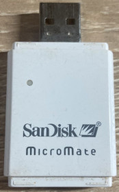 Карти пам'яті Карты памяти ^/--/^ Переходник карты памяти SanDisk Memory Stick USB. Б/у. Рабочий! ^_^^^ Перехідник карти пам'яті SanDisk Memory Stick USB. Б/у. Робітник! - фото фото фото