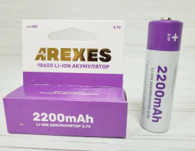 Ліхтарі, ліхтарики Фонари, фонарики ^/--/^ Аккумулятор Arexes 18650 Li-Ion 2200 mAh, 3.7 /--/ v ^_^^^ Акумулятор Arexes 18650 Li-Ion 2200 mAh, 3.7 /--/ v - фото фото фото