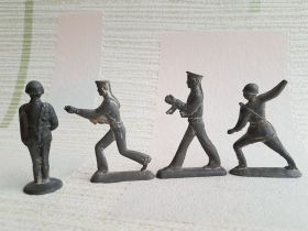 Фігурки, солдатики Фигурки, солдатики ^/--/^ Оловянные солдатики 4 /--/ шт, (002). Солдатики с дефектом ^_^^^ Олов'яні солдатики 4 /--/ шт, (002). Солдатики з дефектом - фото фото фото