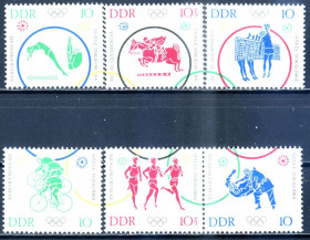 НДР, ФРН ГДР, ФРГ ^/--/^ ГДР.  Олимпиада    (серия)** 1964 г. ^_^^^ НДР. Олімпіада (серія)** 1964 р. - фото фото фото