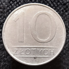 Сучасна (після ) Современная (после ) ^/--/^ Польща 10 злотих, 1988 ^_^^^ Польша 10 злотых, 1988 - фото фото фото