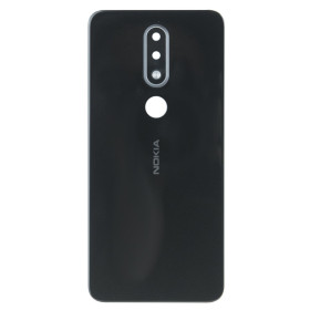Корпуса на Nokia Корпуса на Nokia ^/--/^ Задня частина корпусу Nokia 6.1 Plus / Nokia X /--/ 6 Black  (з склом камери) ^_^^^ Задняя часть корпуса Nokia 6. Nokia X /--/ 6 Black (со стеклом камеры) - фото фото фото