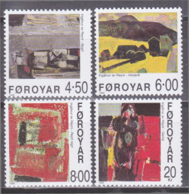 Скандинавія Скандинавия ^/--/^ Фареры 1999 ЖИВОПИСЬ ИСКУССТВО КАРТИНЫ ХУДОЖНИКИ ГАЛЕРЕЯ МУЗЕЙ Mi.362-365**Є10 SW /--/ 354-7 $8.15 !! ^_^^^ Фареры 1999 ЖИВОПИСЬ ИСКУССТВО КАРТИНЫ ХУДОЖНИКИ ГАЛЕРЕЯ МУЗЕЙ Mi.362-365** Е /--/ 10 SW /--/ 354-7 $8.15!! - фото фото фото