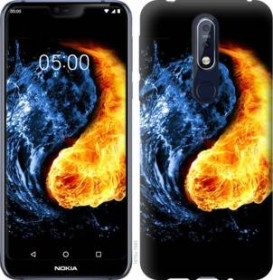 Чохли, бампера Чехлы, бампера ^/--/^ Чехол на Nokia 7.1 Инь-Янь 1670 /--/ u-1593 - фото фото фото