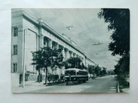 СРСР СССР ^/--/^ Открытое письмо СССР 1955 г. СЕВАСТОПОЛЬ. Улица Ленина. &amp;quot;ИЗОГИЗ&amp;quot;. Фото И. Акуленко ^_^^^ Відкритий лист СРСР 1955 р. Севастополь. Вулиця Леніна. &amp;quot;ІЗОГІЗ &amp;quot; Фото І.Акуленка - фото фото фото