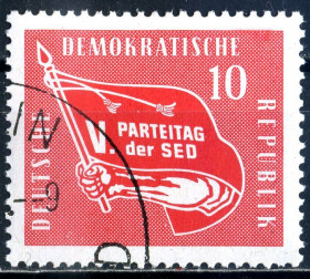 НДР, ФРН ГДР, ФРГ ^/--/^ ГДР. Партийная конференция  (серия) 1958 г. ^_^^^ НДР. Партійна конференція (серія) 1958 - фото фото фото