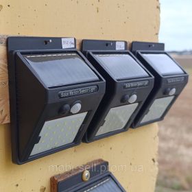 Інші аксесуари та комплектуючі Другие аксессуары и комплектующие ^/--/^ 3 шт. Солнечные LED светильники Solar Light с датчиком движения и освещений ^_^^^ 3 шт. Сонячні LED світильники Solar Light з датчиком руху і освітлень - фото фото фото