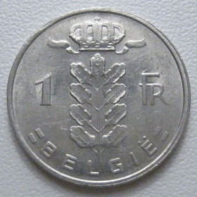Бельгія Бельгия ^/--/^ Бельгія 1 франк 1979 року Belgie 42710 ^_^^^ Бельгия 1 франк 1979 года Belgie 42710 - фото фото фото