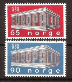Інше Другое ^/--/^ Норвегия Европа СЕПТ 1969 ^_^^^ Норвегія Європа СЕПТ 1969 - фото фото фото