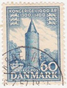 Балтійські країни Балтийские страны ^/--/^ Дания   1953 г. №  351 гашеная ^_^^^ Данія 1953 р. No 351 гашена - фото фото фото