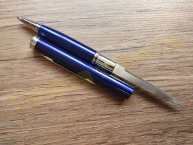 Ножі, мультітули Ножи, мультитулы ^/--/^ Нож-Ручка шариковая blue ^_^^^ Ніж-Ручка кулькова blue - фото фото фото