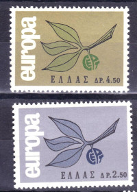 Греція Греция ^/--/^ Греция 1965 г  MNH  - ЕВРОПА  СЕПТ /  EUROPA  CEPT - ^_^^^ Греція 1965 р MNH - Європа СЕПТ / EUROPA CEPT - фото фото фото
