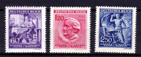 Третій Рейх (-) Третий Рейх (-) ^/--/^ Богемия и Моравия , Рейх  1943 г MNH  - Вагнер ^_^^^ Богемія і Моравія, Рейх 1943 р MNH - Вагнер - фото фото фото