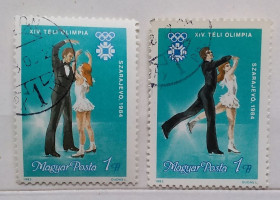 Спорт Спорт ^/--/^ Венгрия 1984 г - Зимние Олимпийские игры, Сараево ^_^^^ Угорщина 1984 р - Зимові Олімпійські ігри, Сараєво - фото фото фото