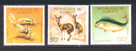 Мистецтво Искусство ^/--/^ Фауна .  Джибути 1977 г  MNH - ^_^^^ Джибуті 1977 MNH - фото фото фото