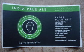 Етикетки Этикетки ^/--/^ Пивная этикетка  INDIA PALE ALE  частная пивоварня  PIVNA DUMA ^_^^^ Пивна етикетка INDIA PALE ALE приватна пивоварня PIVNA DUMA - фото фото фото