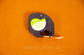 Принтери Принтеры ^/--/^ Картридж, зі стрічкою, для, принтера, етикеток, DYMO, Label, Tape, 12 мм, 4 метри, №4 ^_^^^ Картридж, с лентой, для, принтера, этикеток, DYMO, Label, Tape, 12 мм, 4 метра, No /--/ 4 - фото фото фото