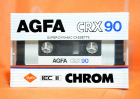 Касети Кассеты ^/--/^ Аудио кассета AGFA Chrom CRX 90 Германия 1982 TYPE II  запечатана ^_^^^ Аудіо касета AGFA Chrom CRX 90 Німеччина 1982 TYPE II запечатана - фото фото фото