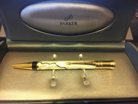 Ручки, стержні Ручки, стержни ^/--/^ Ручка паркер оригинал Parker Duofold Pearl And Black Ballpen почти нов ^_^^^ Оригінал Parker Duofold Pearl And Black Ballpen - фото фото фото
