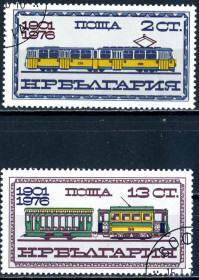 Транспорт Транспорт ^/--/^ Болгария. Трамваи   (серия) 1976 г. ^_^^^ Болгарія. Трамваї (серія) 1976 - фото фото фото