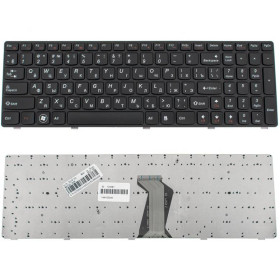 Клавіатури Клавиатуры ^/--/^ Клавиатура для ноутбука LENOVO (Y /--/ 570) rus, black, black frame ^_^^^ Клавіатура для ноутбука LENOVO (Y /--/ 570) rus, black, black frame - фото фото фото