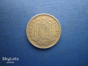 Іспанія Испания ^/--/^ Монета 1 песета Іспанія 1966  (1968 в зірочці) ^_^^^ Монета 1 песета Испания 1966 (1968 в звездочке) - фото фото фото