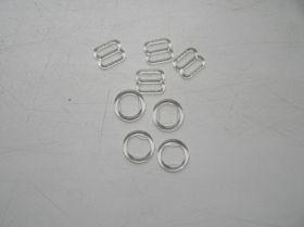 Замочки, карабіни, засувки Замочки, карабины, защелки ^/--/^ Колечки пряжки  прозрачные  4+4. For Hand Made, рукоделия ^_^^^ Колечки пряжки прозорі 4+4. For Hand Made, рукоділля - фото фото фото
