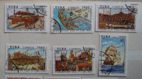 Транспорт Транспорт ^/--/^ Куба 1980 г - корабли, 6 шт ^_^^^ Куба 1980 — кораблі, 6 шт - фото фото фото