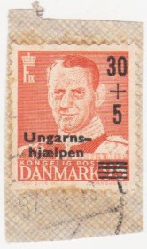 Балтійські країни Балтийские страны ^/--/^ Дания   1957 г. №  370 гашеная ^_^^^ Данія 1957 р. No 370 гашена - фото фото фото
