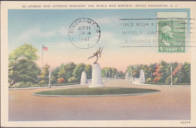 Америка Америка ^/--/^ США 1947 ПАМЯТНИК МОНУМЕНТ ВЕТЕРАНЫ ИСПАНСКАЯ ВОЙНА МОСТ ПЕЙЗАЖ ТРАДИЦИИ ПОЧТА ПОЧТОВЫЙ ДОКУМЕНТ ПК ^_^^^ США 1947 ПАМ'ЯТНИК МОНУМЕНТ ВЕТЕРАНИ ІСПАНСЬКА ВІЙНА МІСТ ПЕЙЗАЖ ТРАДИЦІЇ ПОШТОВИЙ ДОКУМЕНТ ПК - фото фото фото