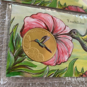 Австралія і Океанія Австралия и Океания ^/--/^ Колибри Trochilidae BIRDS OF THE WORLD Isla San Felix 2021 one dollar 1 остров Сан Феликс ^_^^^ Колыбры Trochilidae BIRDS OF THE WORLD Isla San Felix 2021 one dollar 1 остров Сан Феликс - фото фото фото