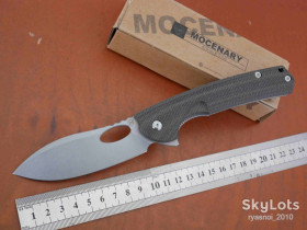 Ножі, мультітули Ножи, мультитулы ^/--/^ Mocenary MK-02-Micarta, D /--/ 2, Rattle Snake Design, Tactical, Flipper, Ceramic Ball Bearing, EDC, Liner Lock - фото фото фото