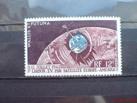 Освоєння космосу Освоение космоса ^/--/^ Уоллис и Футуна Wallis &amp;amp; Futuna Isl  Space 1962 Telstar satellite MNH Cv 4.00 ^_^^^ Волліс і Футуна Wallis &amp;amp; Futuna Isl Space 1962 Telstar satellite MNH Cv 4.00 - фото фото фото