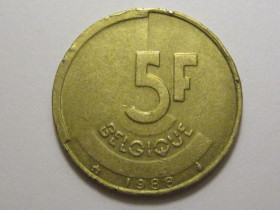 Бельгія Бельгия ^/--/^ Бельгия 5 франков 1988 года BELGIQUE 3 /--/ П /--/ 739 ^_^^^ Бельгія 5 франків 1988 року BELGIQUE 3 /--/ П /--/ 739 - фото фото фото