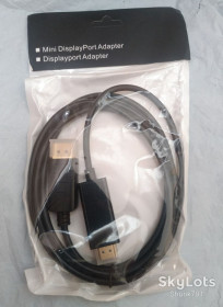 Шлейфи, перехідники Шлейфы, переходники ^/--/^ Кабель переходник Display Port                (DP) - HDMI                (1.8 /--/ м) ^_^^^ Кабель перехідник Display Port (DP) - HDMI (1.8 /--/ м) - фото фото фото