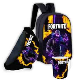 Рюкзаки, сумки Рюкзаки, сумки ^/--/^ Набор детский Fortnite рюкзак 36 /--/ х /--/ 27 /--/ см сумка-бананка,кружка с принтом для мальчика (01600) ^_^^^ Набір дитячий Fortnite рюкзак 36 /--/ х /--/ 27 /--/ см сумка-бананка,гуртка з принтом для хлопчика (1609) - фото фото фото