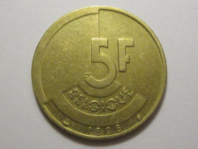 Бельгія Бельгия ^/--/^ Бельгия 5 франков 1986 года BELGIQUE 3 /--/ П /--/ 718 ^_^^^ Бельгія 5 франків 1986 року BELGIQUE 3 /--/ П /--/ 718 - фото фото фото