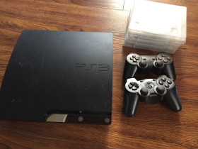Sony Sony ^/--/^ Sony PlayStation 3 Slim 500 GB Прошита Два джойтика ^_^^^ Sony PlayStation 3 Slim 500 GB Прошита - фото фото фото