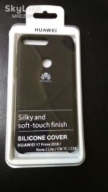 Чохли, бампера Чехлы, бампера ^/--/^ Чехол Silicone Cover для Huawei Y /--/ 7 Prime 2018 / Nova 2 Lite / Honor 7 /--/ C black ^_^^^ Silicone Cover для Huawei Y /--/ 7 Prime 2018 / Nova 2 Lite / Honor 7 /--/ C black - фото фото фото