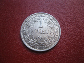 Німецька імперія (-) Германская империя (-) ^/--/^ Германская империя 1 марка 1915 г. Монетный двор D. Серебро .Оригинал. Отличный сохран. XF -UNC ^_^^^ Німецька імперія 1 марка 1915 Монетний двір D. Срібло. ХF-UNC - фото фото фото