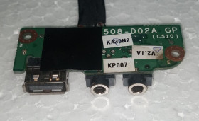 Шлейфи Шлейфы ^/--/^ USB AUDIO плата з ноутбука TERRA MOBILE 1526 6-71-C /--/ 4508-D /--/ 02 /--/ A ^_^^^ USB AUDIO плата с ноутбука TERRA MOBILE 1526 6-71-C /--/ 4508-D /--/ 02 /--/ A - фото фото фото
