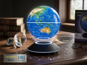 Нічні лампи Ночники ^/--/^ Магнітний левітуючий глобус-нічник з LED-підсвічуванням та пультом ДУ ^_^^^ Магнитный левитирующий глобус-ночник с LED-подсветкой и пультом ДУ - фото фото фото