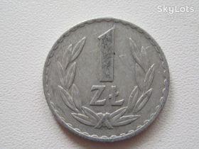 - року - года ^/--/^ Польша 1 злотый 1974 года #14055 ^_^^^ Польща 1 злотий 1974 року #14055 - фото фото фото